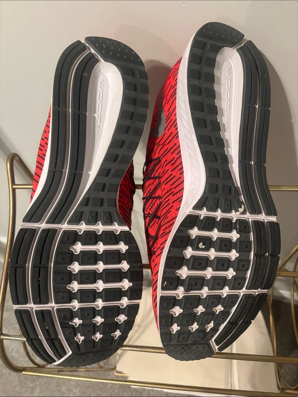 Nike Red and Black Mens Running Sneakers